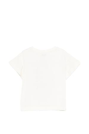 white cotton t-shirt ETRO KIDS | GY8A31Z3672102RS